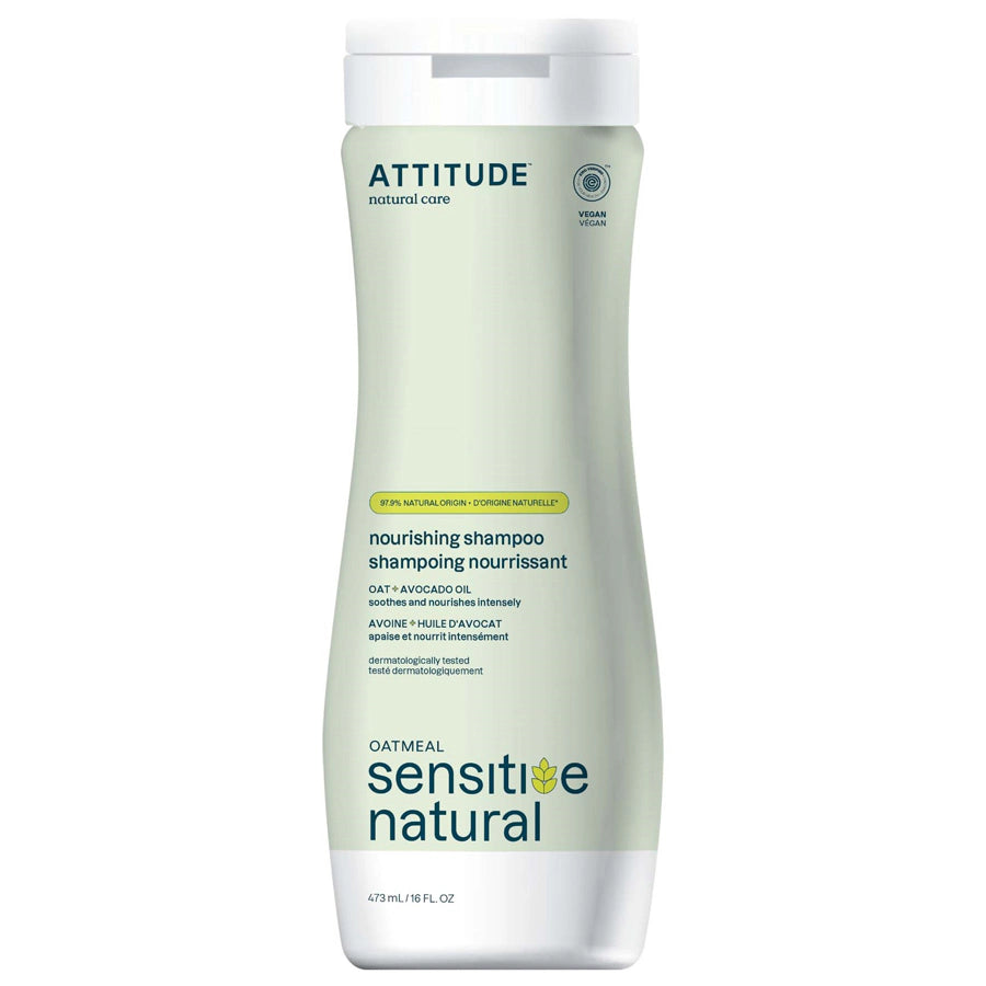 Attitude Sensitive Skin Nourishing Shampoo, Avocado Oil 473ml