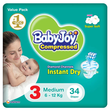 Baby Joy Compressed Diapers