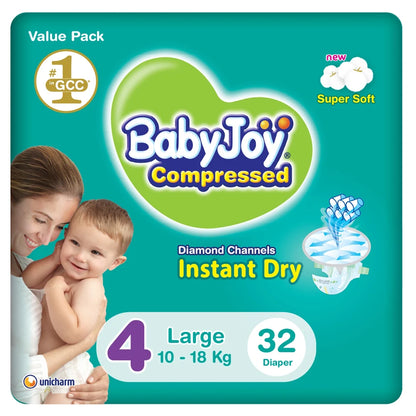 Baby Joy Compressed Diapers