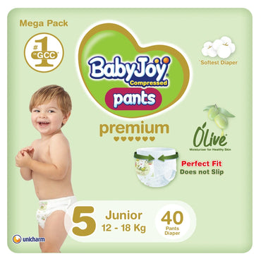 Baby Joy Olive Diaper Pants
