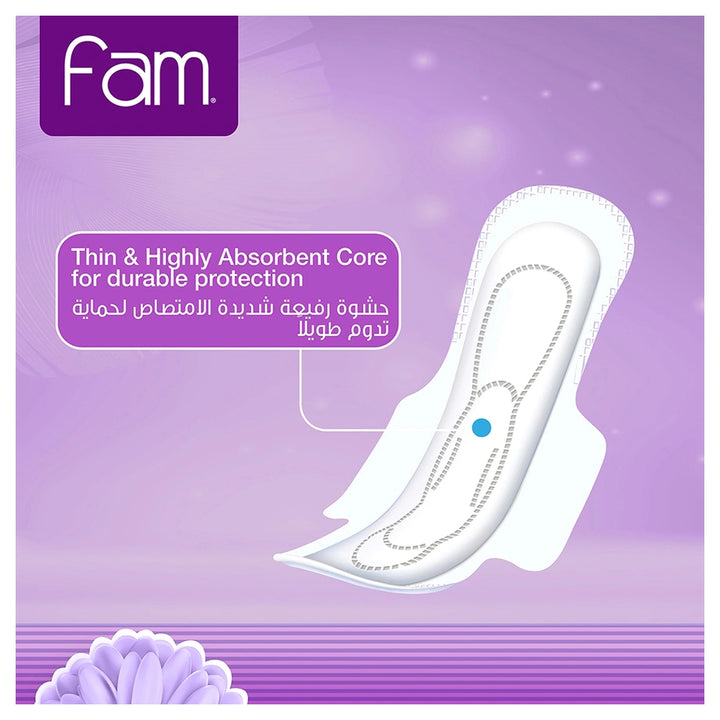 Fam Extra Thin Normal Sanitary Pads (Duo Pack 20 Pads) – Halamama.com