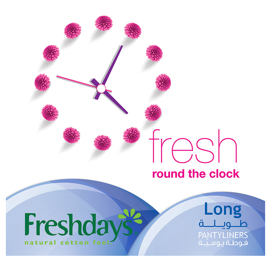 Freshdays Daily Liners Long 48 pads