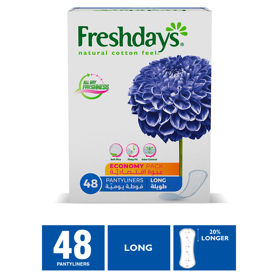 Freshdays Daily Liners Long 48 pads
