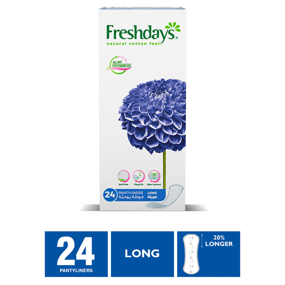 Freshdays Daily Liners Long 24 pads