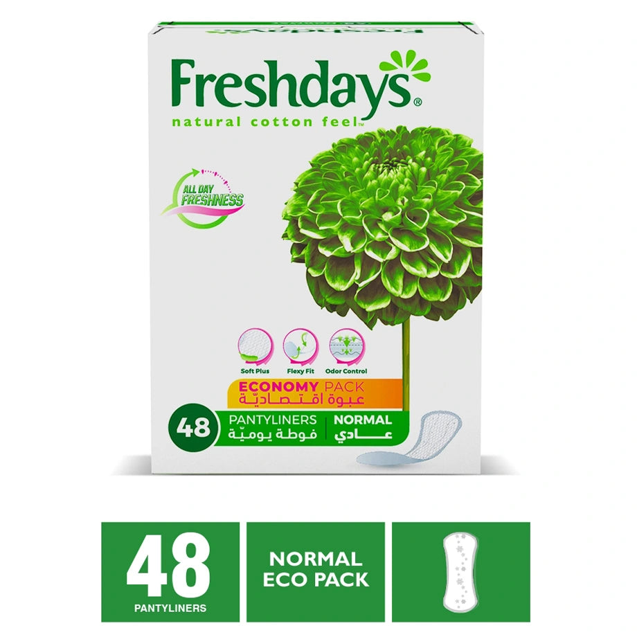 Freshdays Normal Eco Daily Liners (48 Pads)