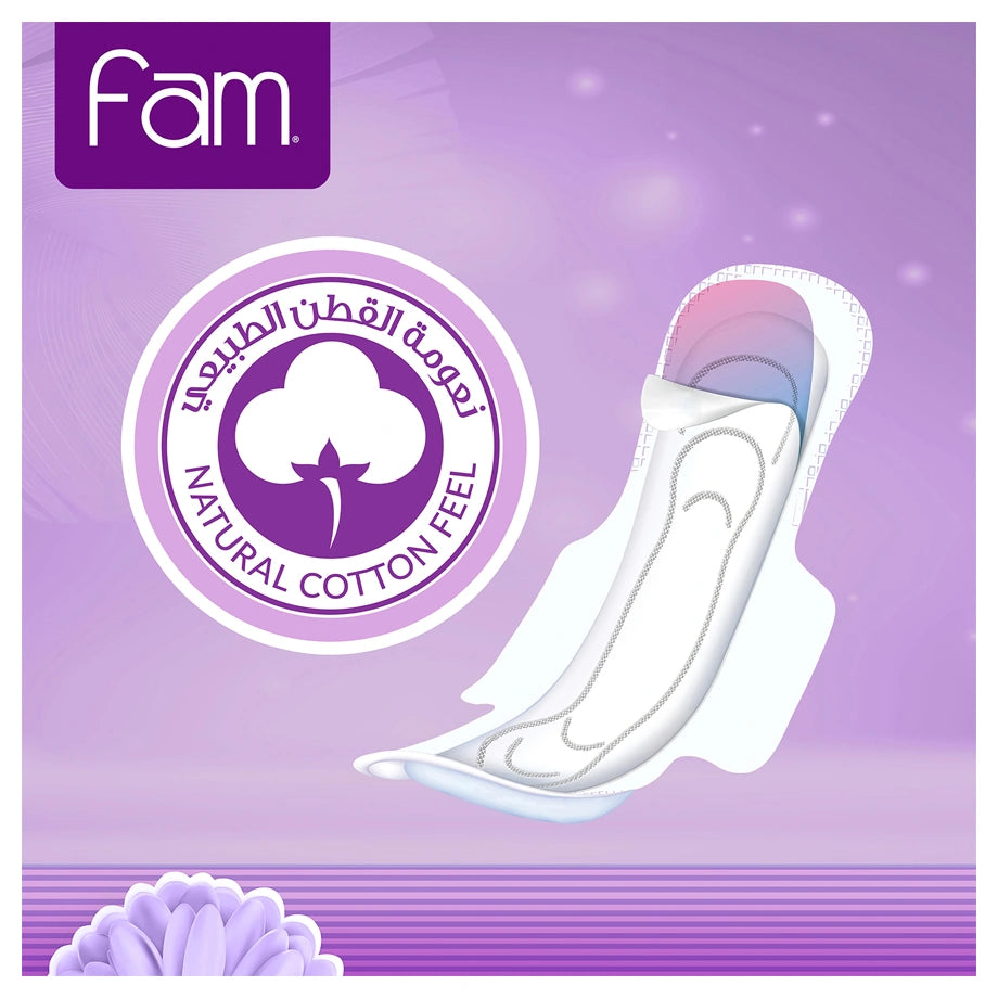 Fam Maxi Folded Sanitary Pads with Wings (Super 60 Pads)