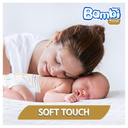 Bambi Baby Diapers Size 2 (3–6 kg) Pack of 48 (Value Pack)
