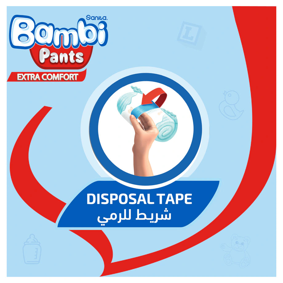 Bambi Pants Jumbo Pack Size 6 XXL +16 kg - 40's