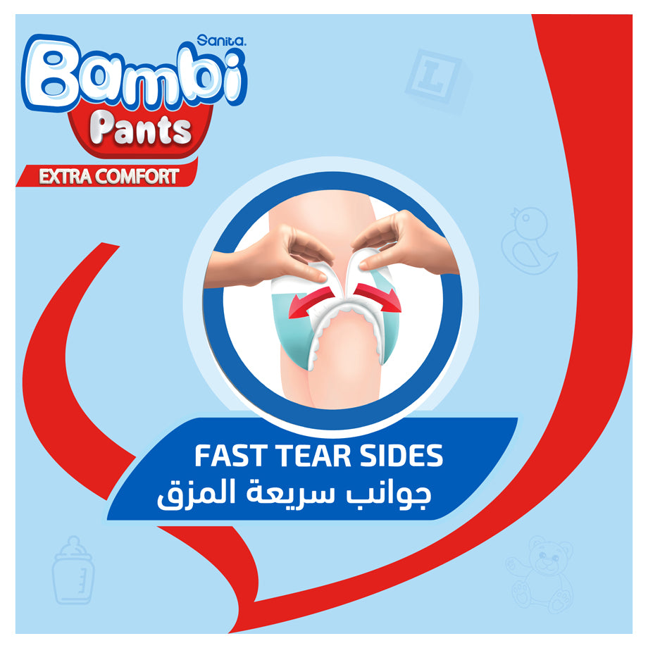 Bambi Pants Jumbo Pack Size 6 XXL +16 kg - 40's
