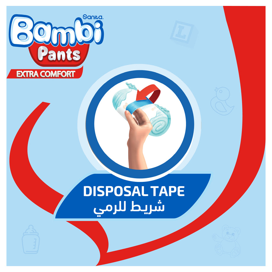 Bambi Pants Jumbo Pack Size 5 XL 12-18 kg - 44's