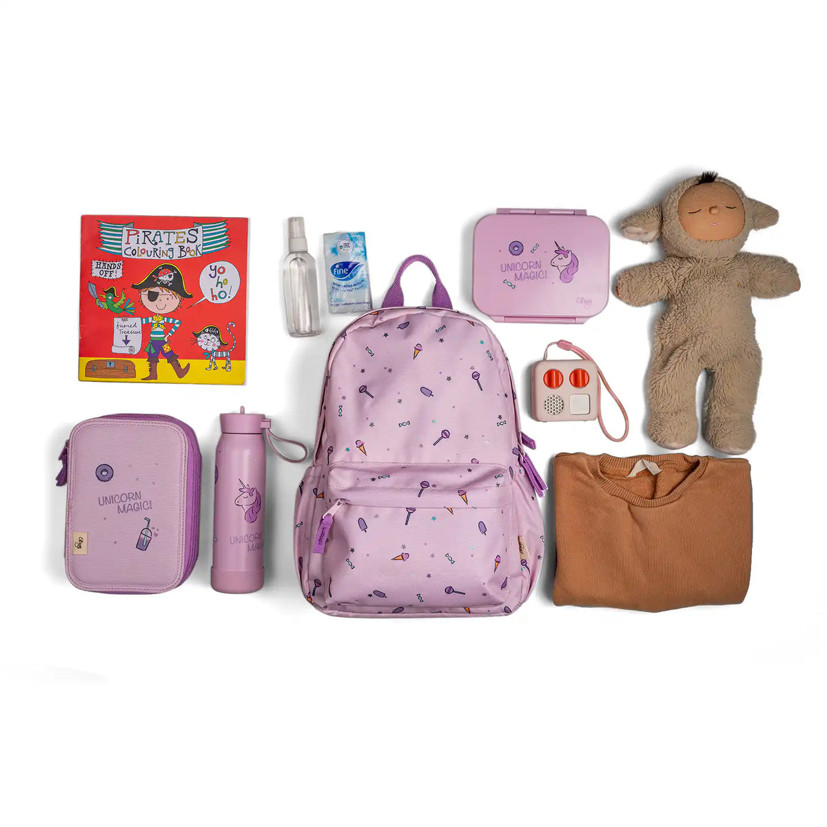 Citron Medium Backpack Stormy Unicorn