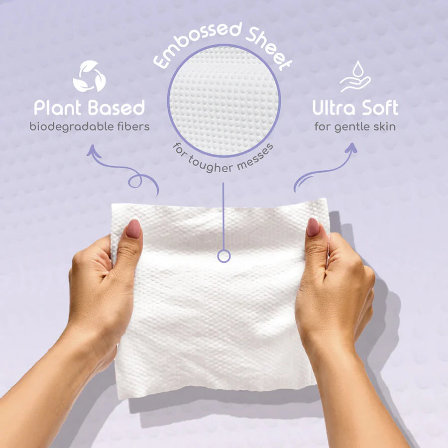 مناديل Pureborn Pure Moisture Wipes مع لوشن آذريون عضوي عبوة اقتصادية 3 × 60 منديلًا (180 قطعة) مناديل Pureborn Pure Moisture Wipes مع لوشن آذريون عضوي عبوة اقتصادية 3 × 60 منديلًا (180 قطعة)