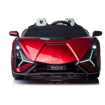 Rayfun Lamborghini Sian License (Red)