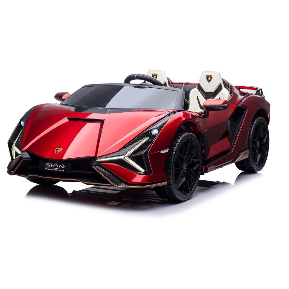 Rayfun Lamborghini Sian License (Red)