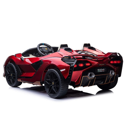 Rayfun Lamborghini Sian License (Red)