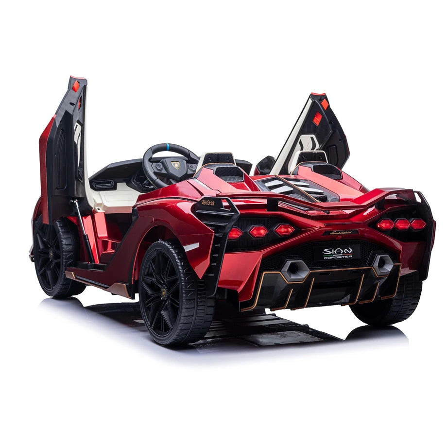 Rayfun Lamborghini Sian License (Red)