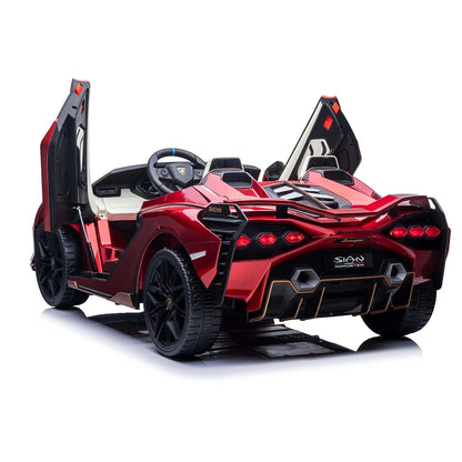 Rayfun Lamborghini Sian License (Red)