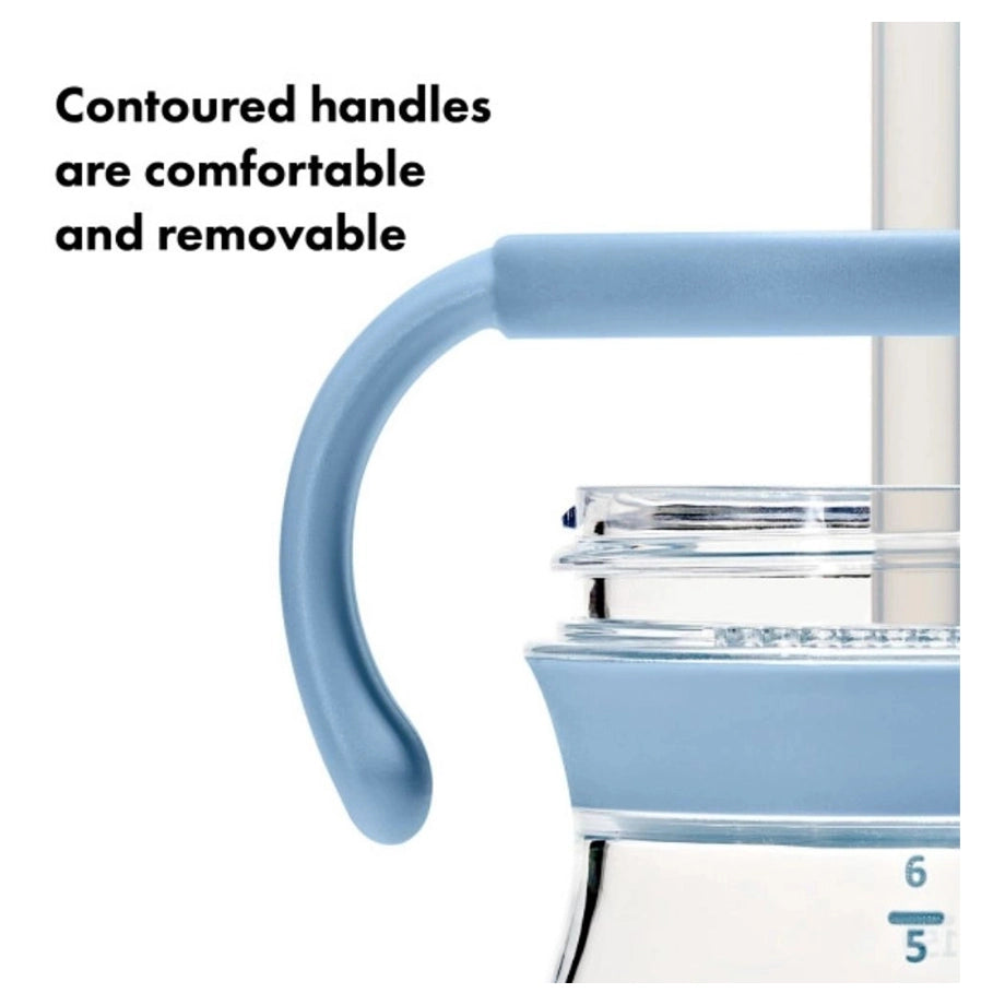 OXO TOT Transitions Straw Cup with Removable Handles 6 Oz (Dusk)