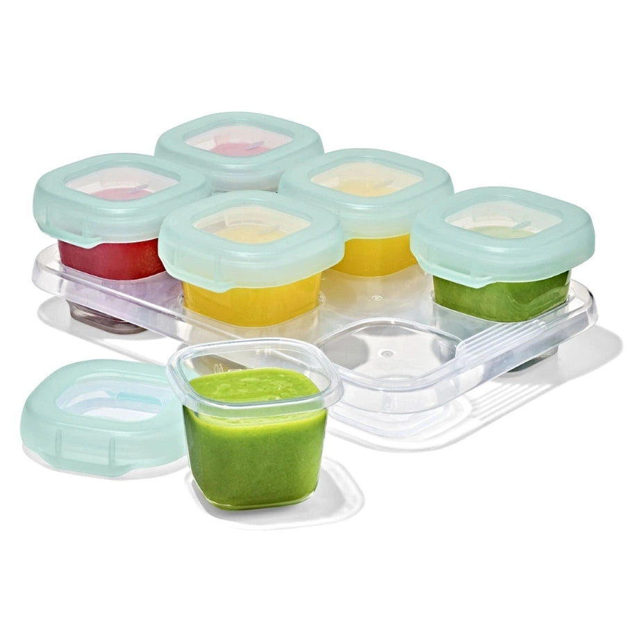 OXO TOT Baby Blocks Food Storage Containers 2 Oz (Opal)