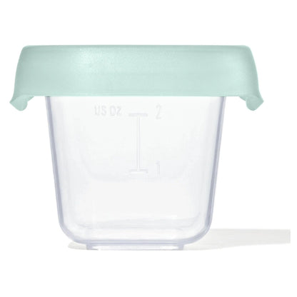 OXO TOT Baby Blocks Food Storage Containers 2 Oz (Opal)