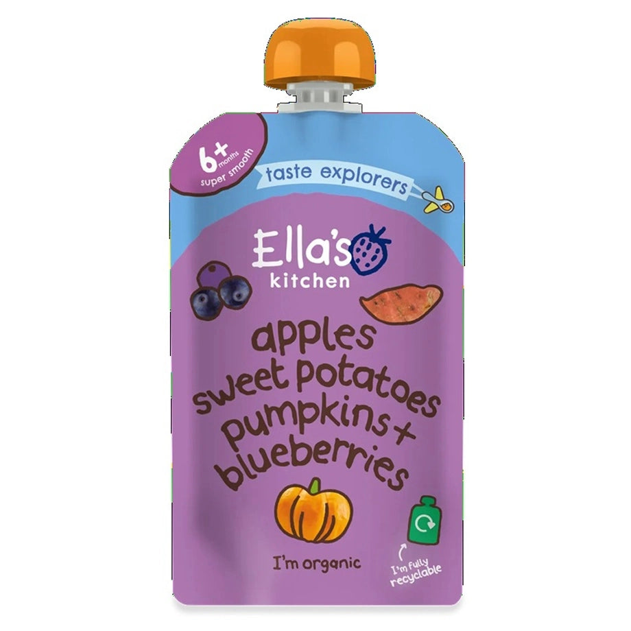 Ella's Kitchen Sweet Potato Pumpkin Apples Blueberries