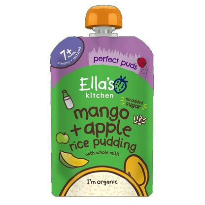 Ella's Kitchen Rice Pudding With Mangoes + Apples