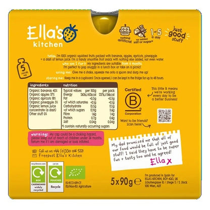 Ella's Kitchen Smoothie Fruit The Yellow One