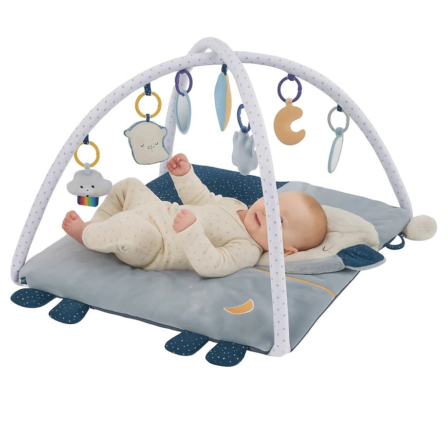 Oobidoo Baby Play Gym Mat with Hanging Toys & Mirror