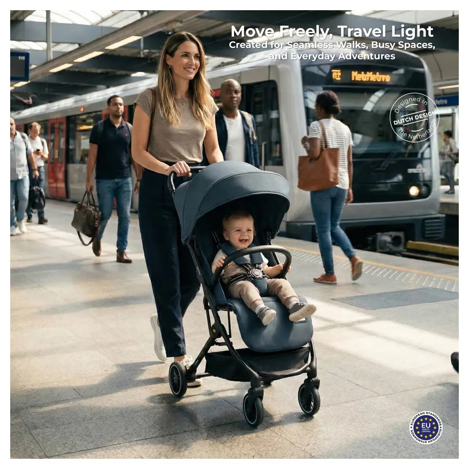 Neobreez Litex Ultra-Lightweight Cabin Travel Stroller (Grey)