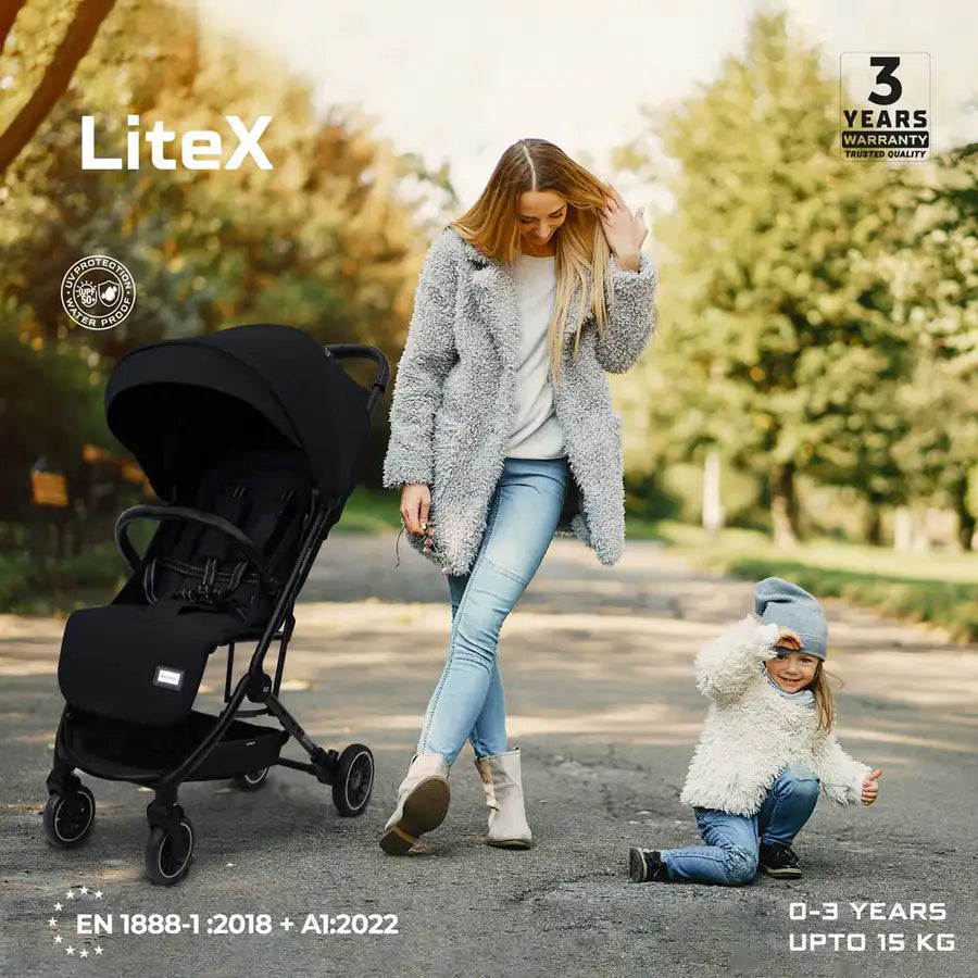 عربة أطفال Neobreez Litex Compact للسفر بحجم المقصورة عربة أطفال Neobreez Litex Compact للسفر بحجم المقصورة