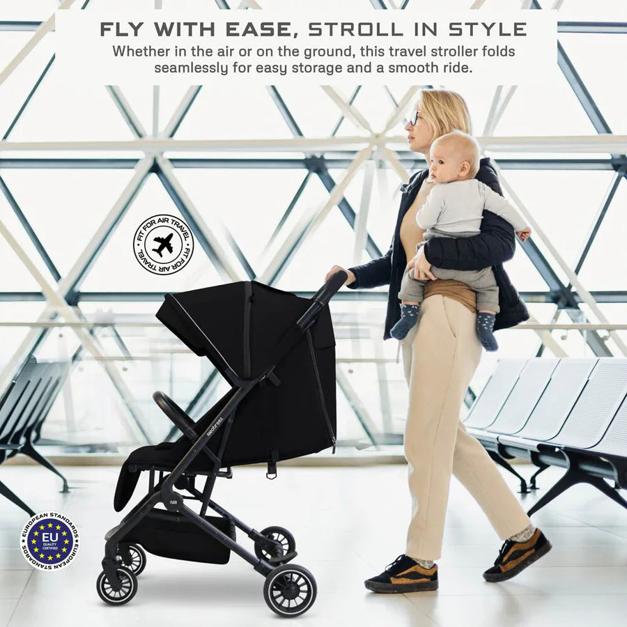 عربة أطفال Neobreez Litex Compact للسفر بحجم المقصورة عربة أطفال Neobreez Litex Compact للسفر بحجم المقصورة