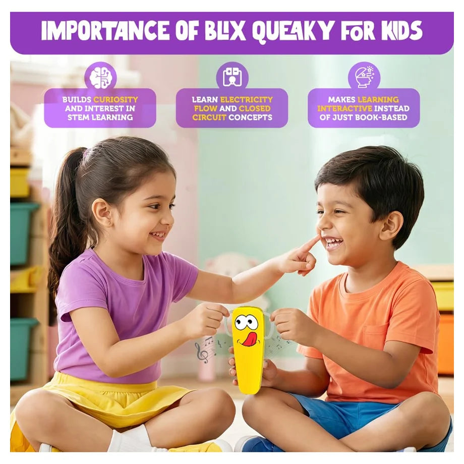 BLIX Queaky Ride-On Scooter (Yellow)