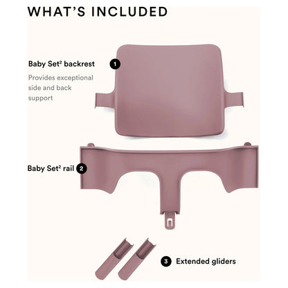 Stokke Tripp Trapp Baby Set V2 Heather (Mauve)