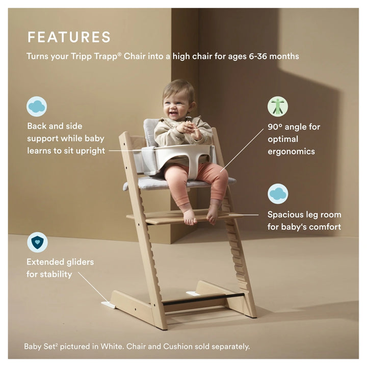 Stokke Tripp Trapp Baby Set (Vanilla White) – Halamama.com