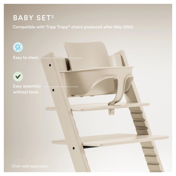 Stokke Tripp Trapp Baby Set (Vanilla White) – Halamama.com