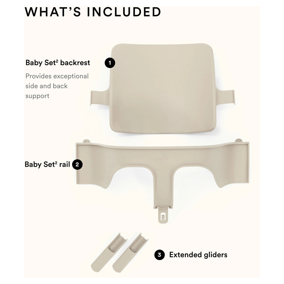 Stokke Tripp Trapp Baby Set (Vanilla White)