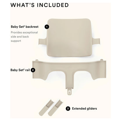 Stokke Tripp Trapp Baby Set (Vanilla White)