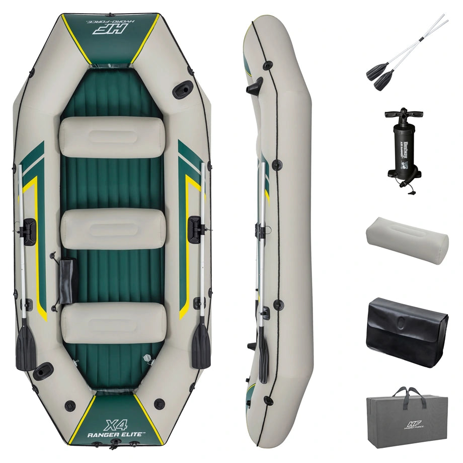 Bestway Ranger Elite X4 Raft Set (3.20 m x 1.48 m x 47 cm)