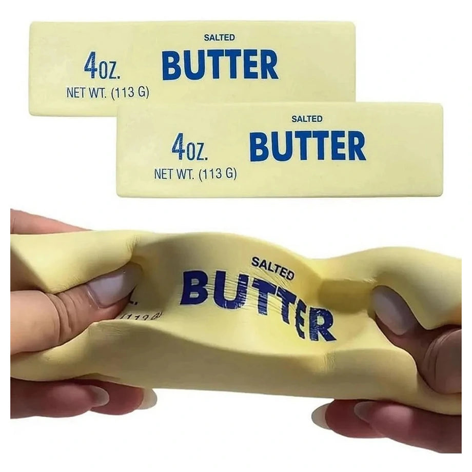 Realistic Butter Stress Ball