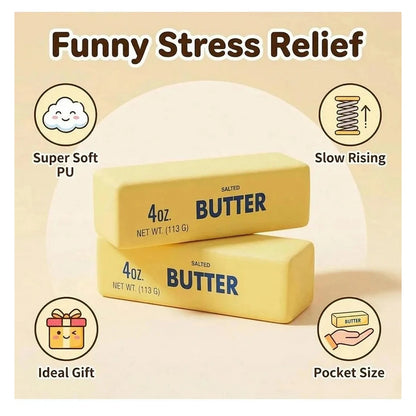 Realistic Butter Stress Ball