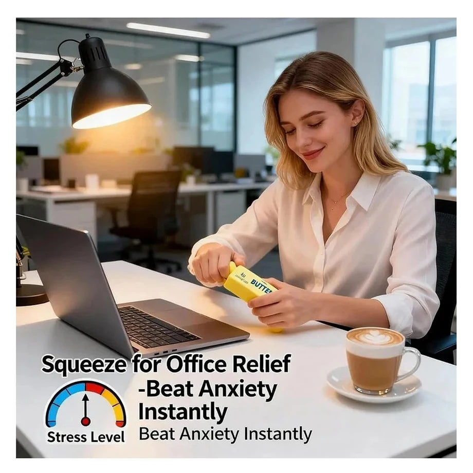 Realistic Butter Stress Ball