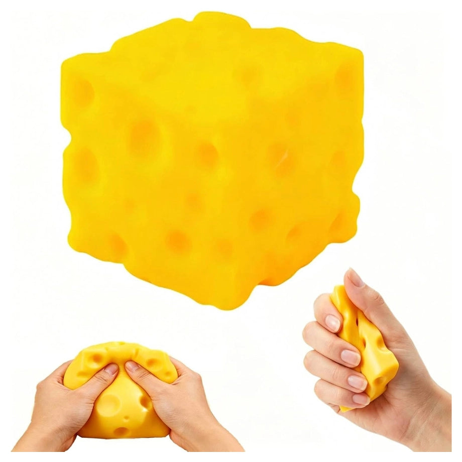 Squeeze Cheese Stress Toy