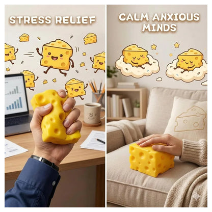 Squeeze Cheese Stress Toy