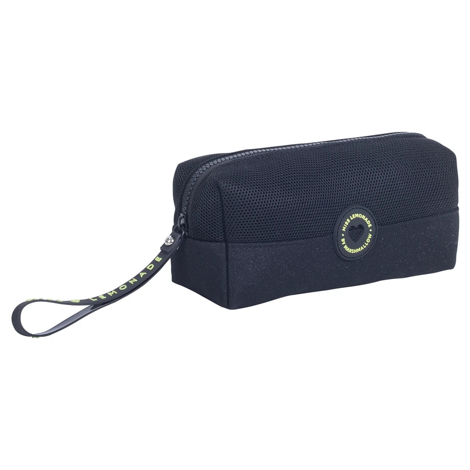 Marshmallow Pencil Case Emo (Black)