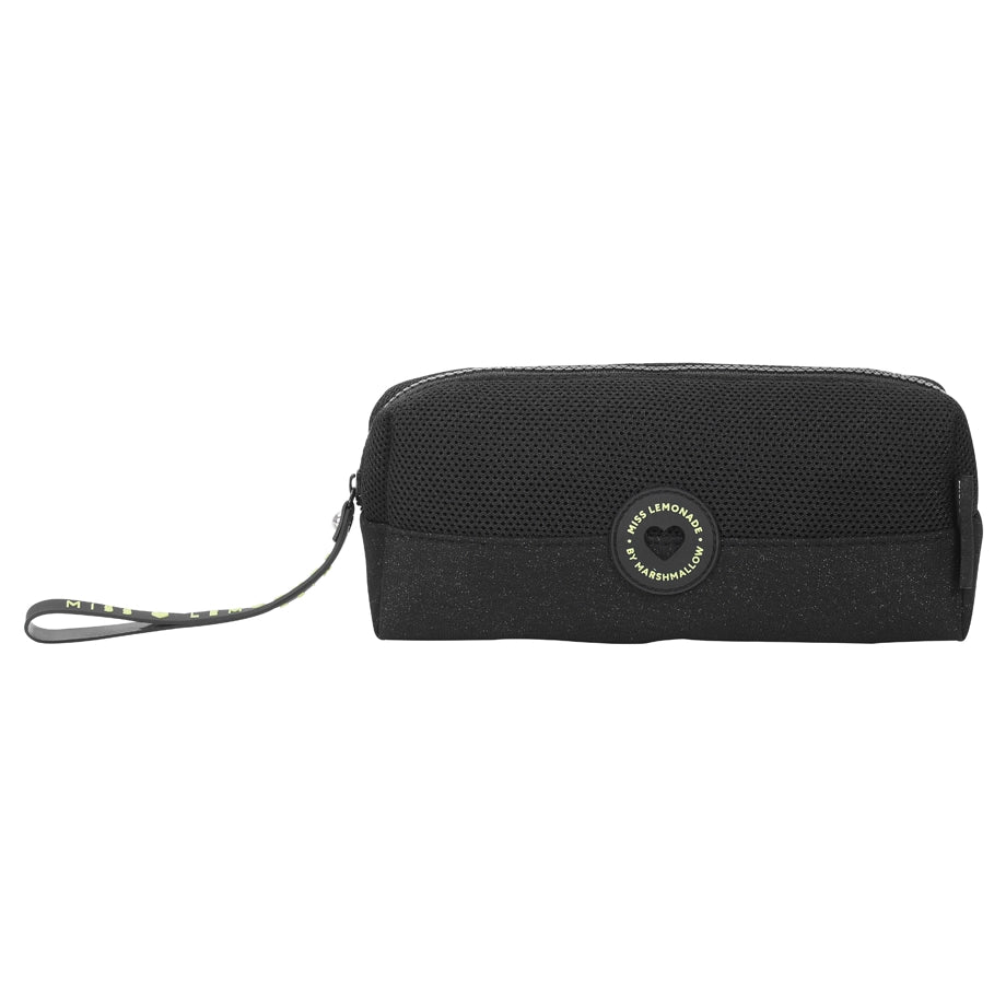 Marshmallow Pencil Case Emo (Black)