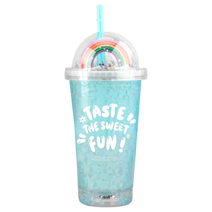 Marshmallow Clear Plastic Tumbler Double