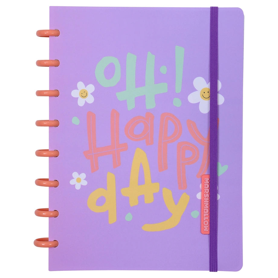 Marshmallow Notebook A5 Bloom & Blossom (Purple)