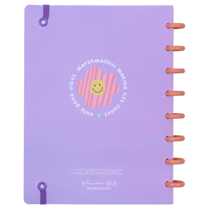 Marshmallow Notebook A5 Bloom & Blossom (Purple)