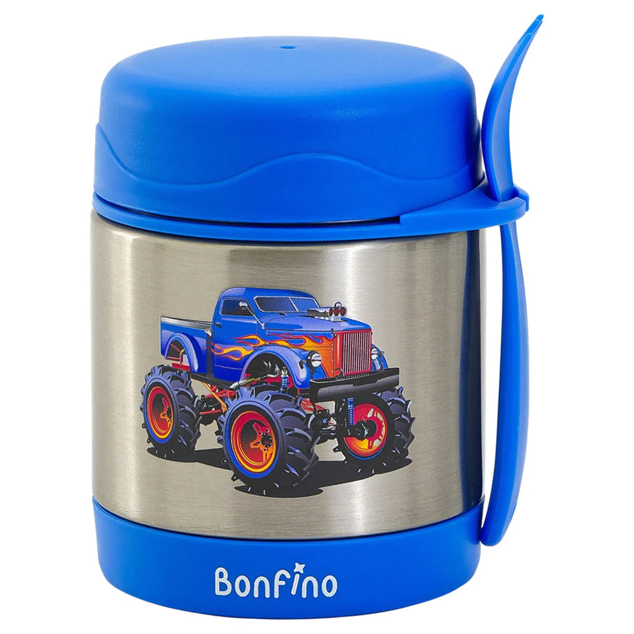Bonfino Monster Truck Theme Food Jar (Blue) Bonfino Monster Truck Theme Food Jar (Blue)