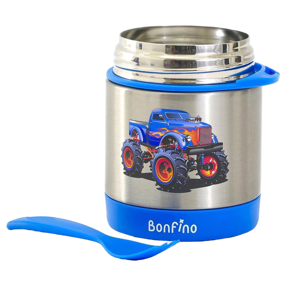 Bonfino Monster Truck Theme Food Jar (Blue) Bonfino Monster Truck Theme Food Jar (Blue)